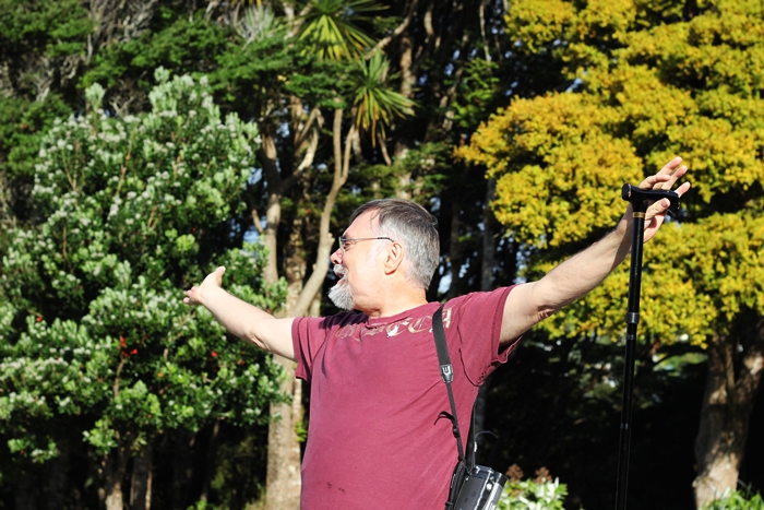 Greg Parker in New Zealand, 2 years before he died