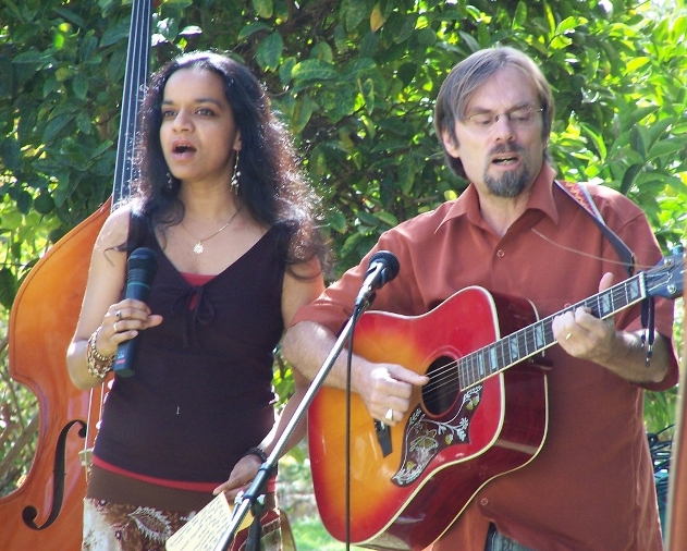 Malini and Greg singing